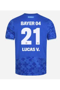 Bayer Leverkusen Lucas Vazquez #21 Jalkapallovaatteet Kolmaspaita 2025-26 Lyhythihainen